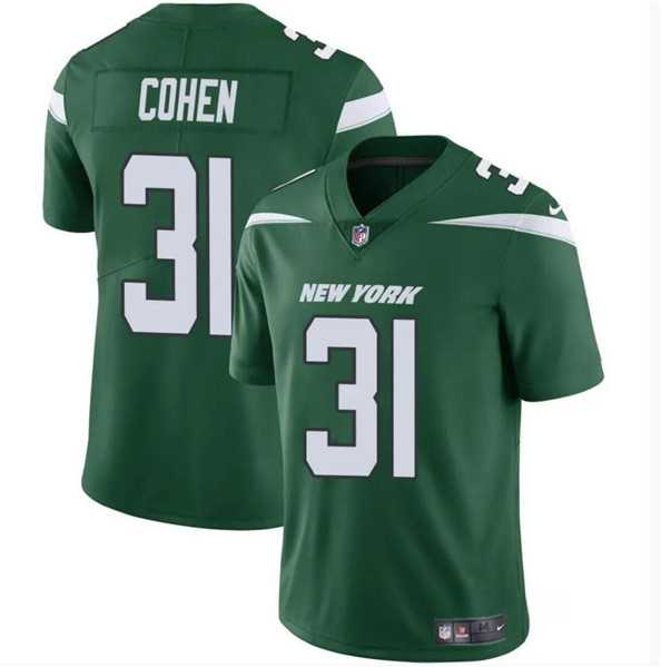 Men & Women & Youth New York Jets #31 Tarik Cohen Green Vapor Untouchable Limited Football Stitched Jersey->new york giants->NFL Jersey